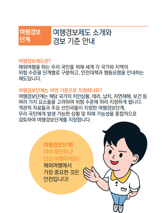 여행경보 단계_1 행동요령 그림